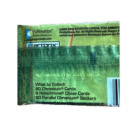 2000 Dragon Ball Z Chromium Archive Edition One Booster Pack - Picture 4 of 6